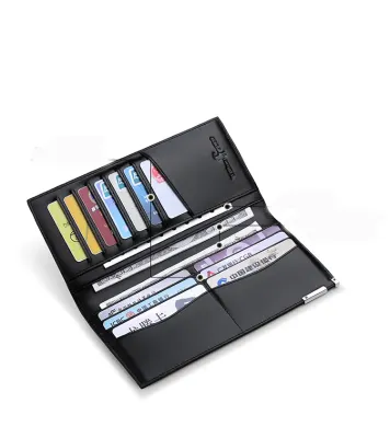 BLACK PLAIN CARD HOLDER